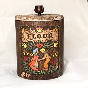 Vintage Flour Storage Contianer